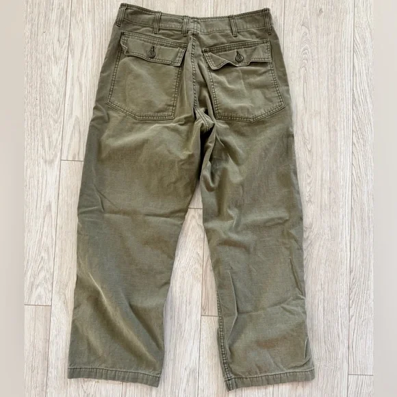 Imogene + Willie Blake Military Trouser in olive - Picture 8 of 15